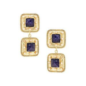 Jordan Road Marbella Earrings in 18k Gold Plated Brass